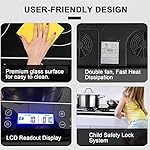 Duxtop LCD Portable Double Induction Cooktop 1800W Digital Electric Countertop Burner Sensor Touch Stove, 9620LS/BT-350DZ - Image 2