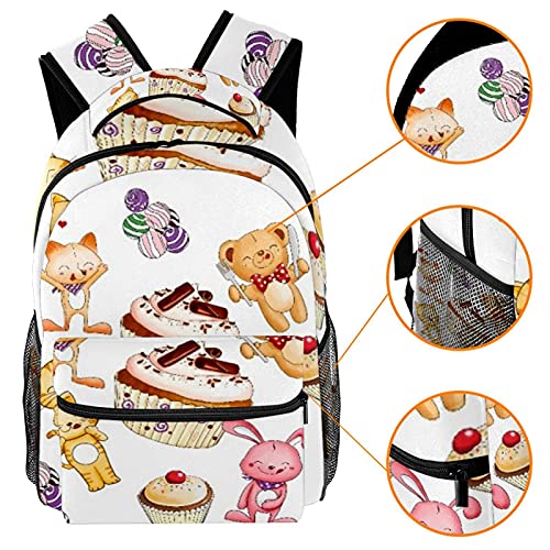 Sac à dos de voyage haute capacité imprimé tournesol Multicolore 9 - 3