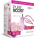 Pureboost Clean Energy Drink Mix + Immune System Support. Sugar-Free Energy with B12, Multivitamins,
