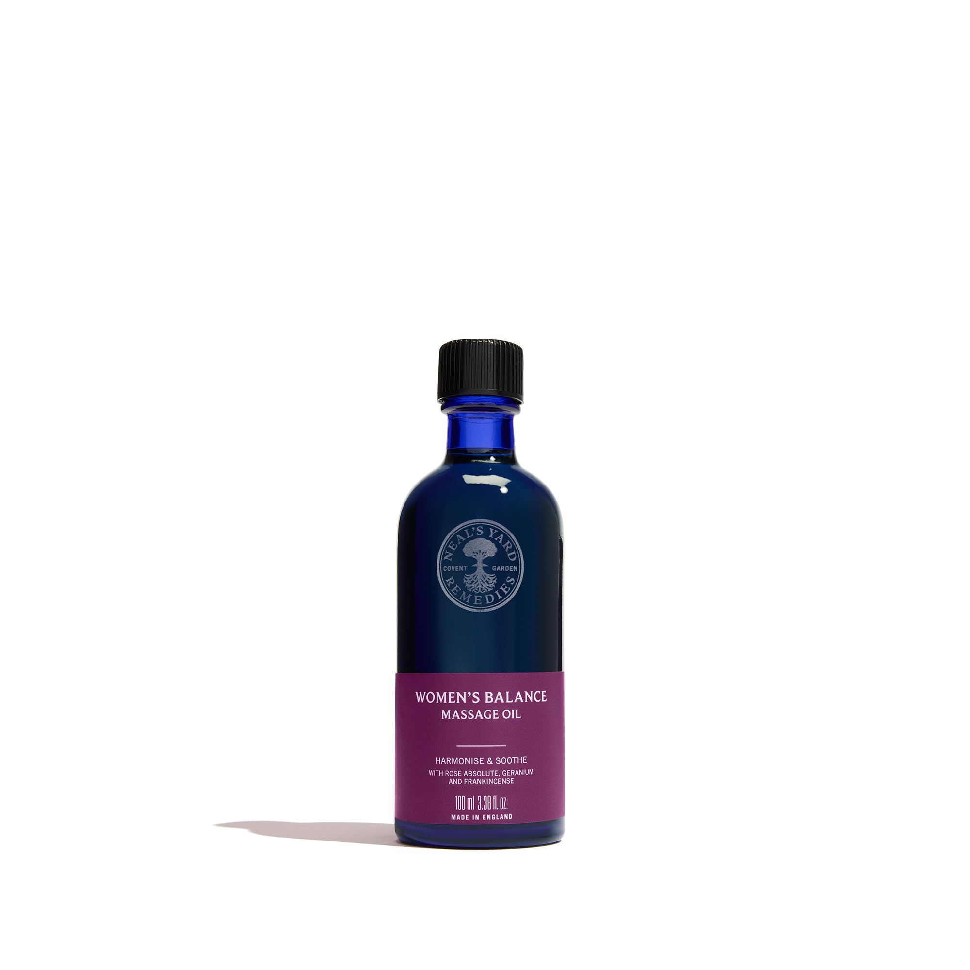 Neal's Yard Remedies | Women's Balance Massage Oil | Relaxing Body Gifts for Women - Essential Oil & Blend of Rose Oil | 100ml