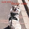 rabbitgoo Cat Harness and Leash for Walking, Escape Proof Soft Adjustable Vest Harnesses for Cats, Easy Control Breathable Reflective Strips Jacket, Black, XS #4