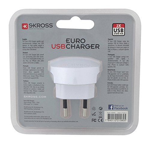 Cargador USB SKROSS Euro miniatura 6