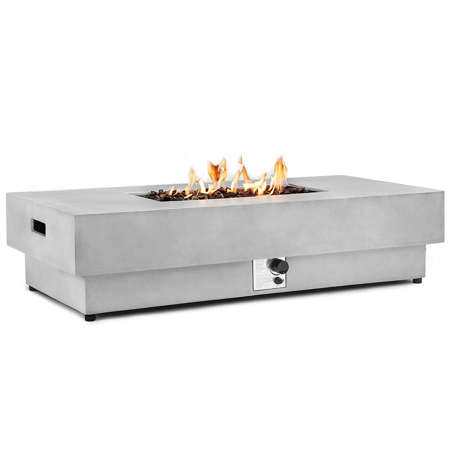 ReeQuo 60-inch Outdoor Propane Fire Pit Table