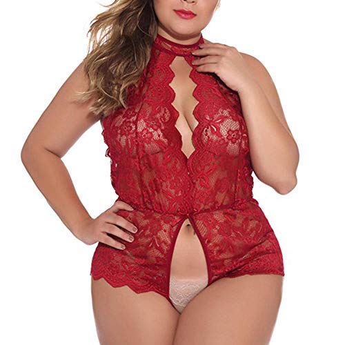 Dentelle see-through one-piece sexy lingerie fine et délicate