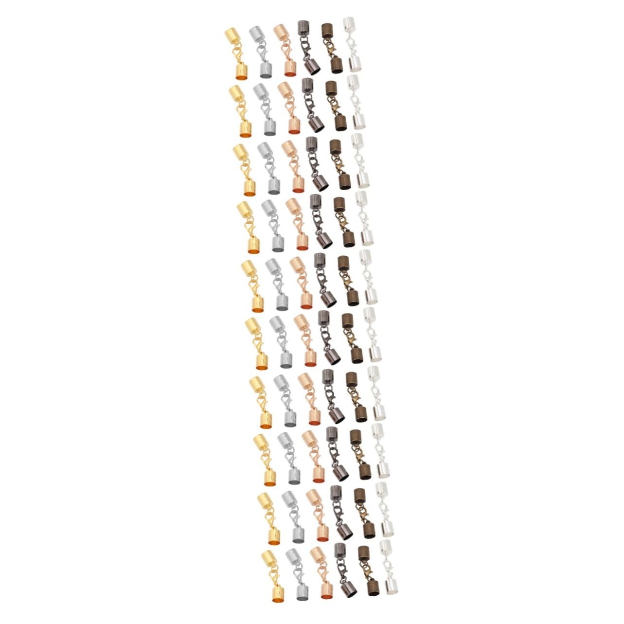 Gadpiparty 5 Ensembles Fermoirs À Pince Homard Pour Diy Accessoires Pour Bracelets Colliers Argenté Kit Fait Main 60 Pièces * 5
