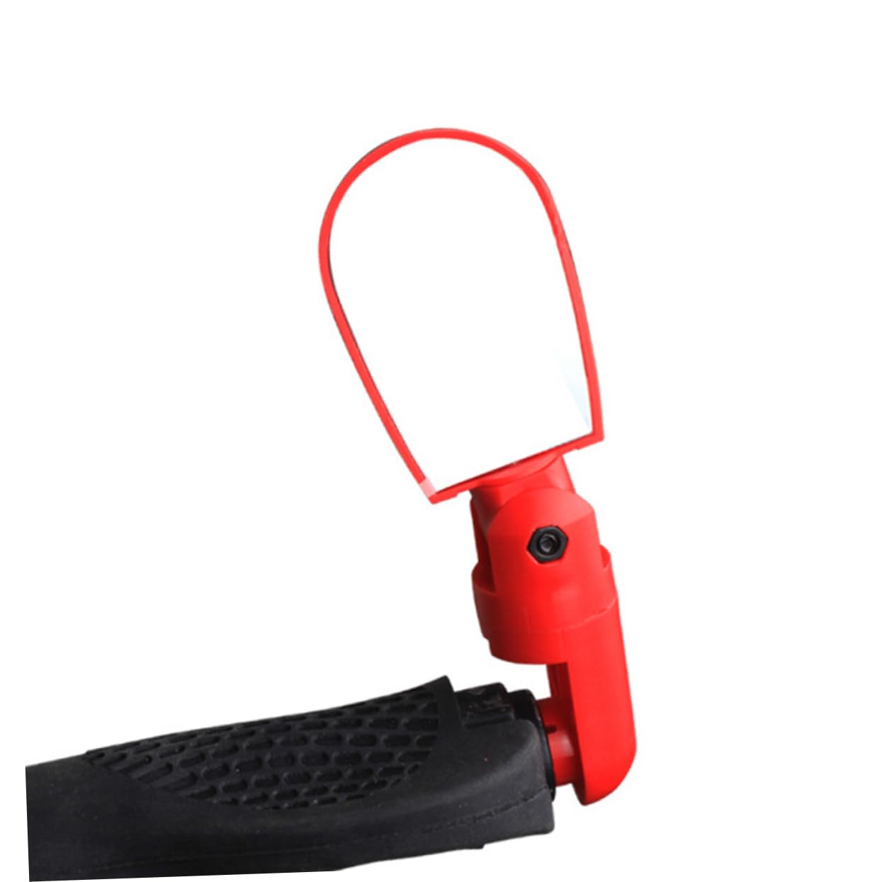 Gogogmee 2Pcs Adjustable Handlebar Mirrors for Mountain Bikes Red Rear View Mirrors and Design Unique Rotatable Feature for Enhanced Safety Lightweight Cycling