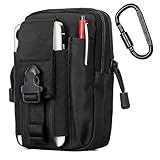[ココチエ] ウエストポーチ 多機能 大容量ヒップバッグ ベルトポーチ メンズ 作業用 マルチケース スマホ カラビナ付き 釣り 旅行 アウトドア 登山 スポーツ