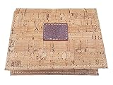 Portefeuille en Liège Femme Petite Ouvert ? Porte-Monnaie Écologique, Naturel, Léger avec Fermeture Éclair - Respectueux de l'environnement - Taille S, pour Cartes de Crédit Pièces Téléphone Portable