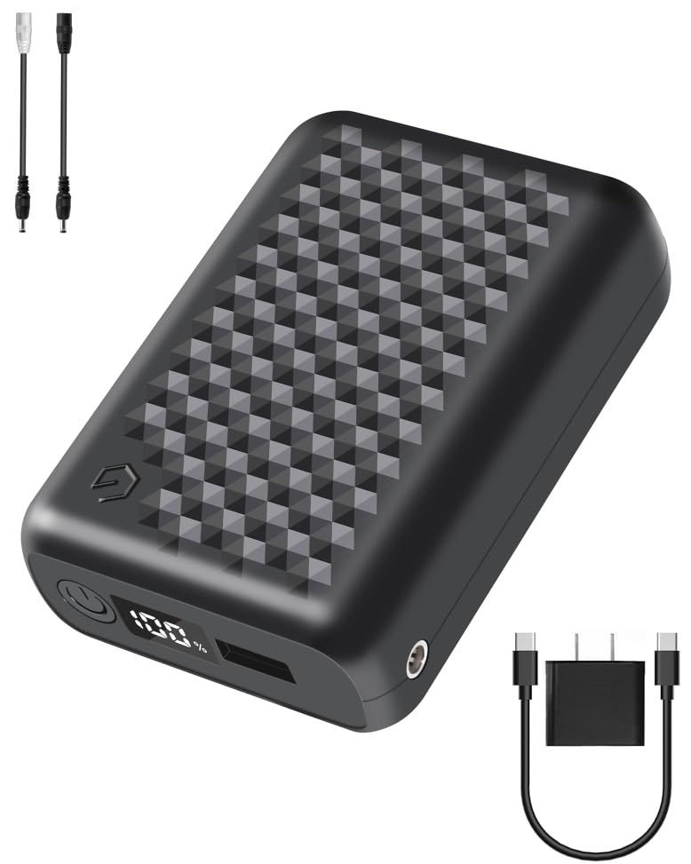 12V 18400mAh Heated Jacket Battery Pack Rechargeable Power Bank for Heating Coat UL Certified