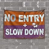 Photo Gallery ogbd cartello da parete per cucina, con scritta "no entry + slow down", arazzo per adolescenti, cartelli decorativi per la decorazione della casa (100 x 150 cm) Photo Gallery ogbd cartello da parete per cucina, con scritta "no entry + slow down", arazzo per adolescenti, cartelli decorativi per la decorazione della casa (100 x 150 cm)