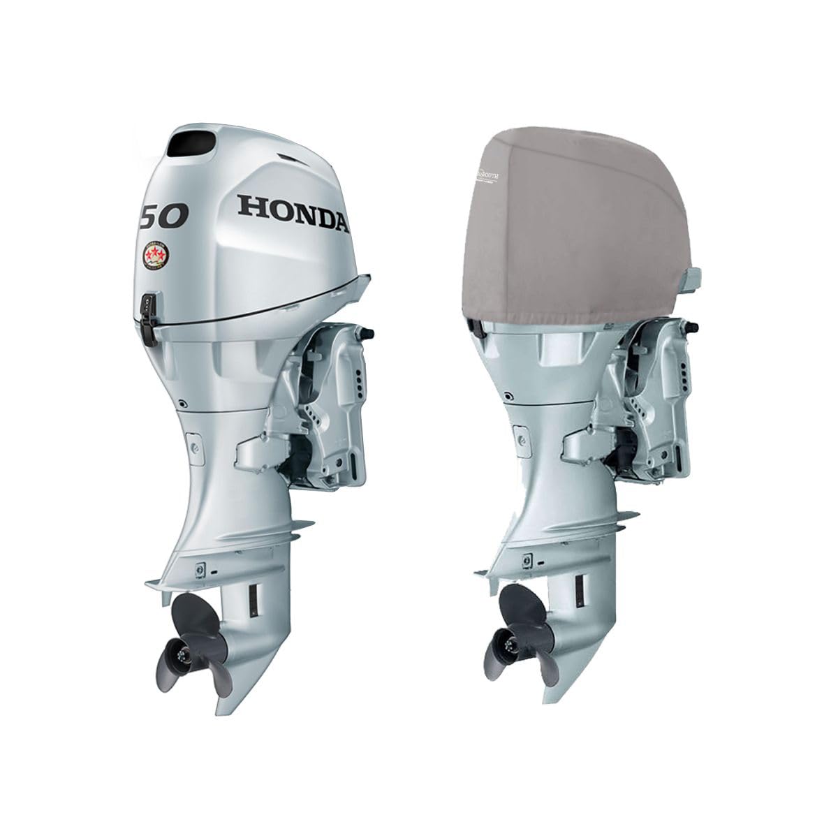 [Oceansouth Custom fit Cowling Cover Compatible with/Replacement for [Outboard Engines] + [Honda] + [BF40, BF50 3CYL 808cc (from 2017 up to 2024)(for Storage only)].