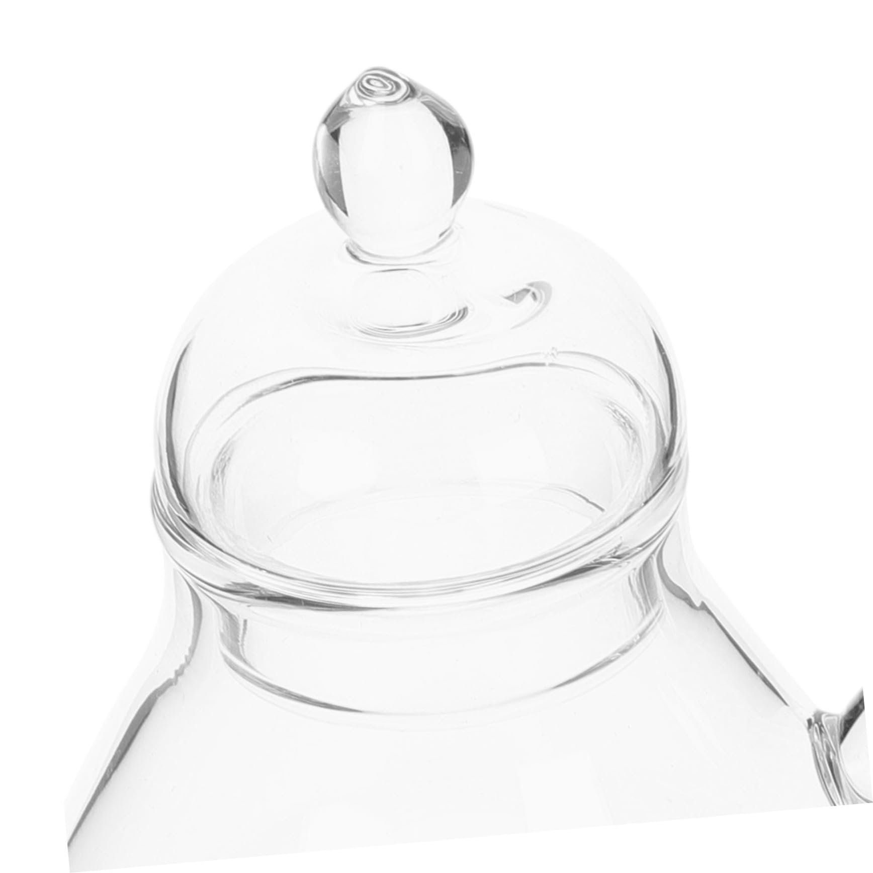 POPETPOP Tetera De Vidrio Vintage Con Infusor Extraíble De Tetera Transparente Para Infusiones De Té Suelto Apta Para Cocina De Inducción y Microondas