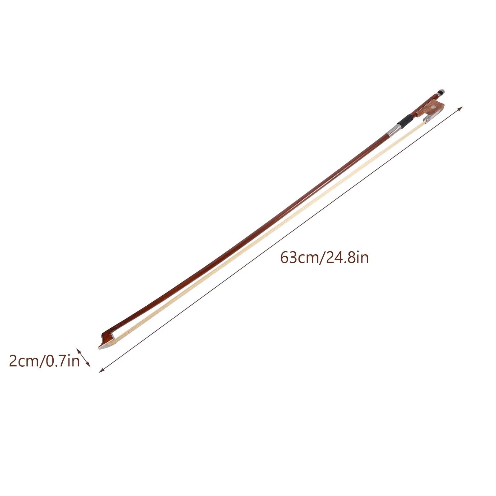 Arcos De Violín Para Principiantes Arco De Violín Crin Para Principiantes Material Práctica Piezas Instrumentos Cuerda Fibra Carbono Juego Suave(1 2)