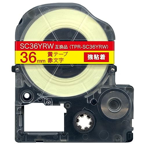 �L���O�W�� �p �e�v�� PRO 36mm �� �ԕ��� SC36YRW �J���[���x�� ���S�� �݊��e�[�v | KING JIM SR750/970/5900P SR-R980/7900P
