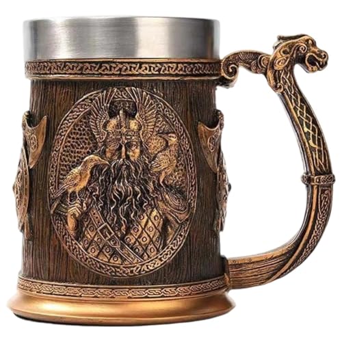 Tasse à café Viking colorée en résine artisanale de qualité - 2