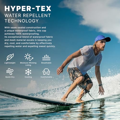 Image of CHOK.LIDS Cooling Trucker Hat Performance Cooling Mesh Back Flat Bill Hat Waterproof Dry Baseball Cap Fitted Hats for Men