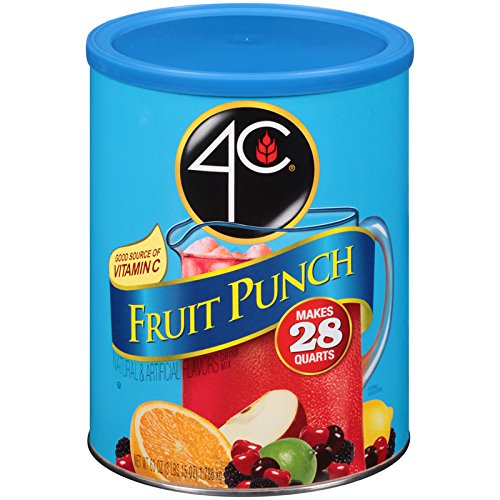 4C Fruit Punch Drink Mix 28 qt. (Pack of 2)