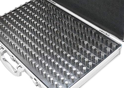 Accusize Industrial Tools Pin Gauge Set, 0.251"-0.500", w/ Aluminum Case by Accusize Industrial Tools - Used condition - US$178.92