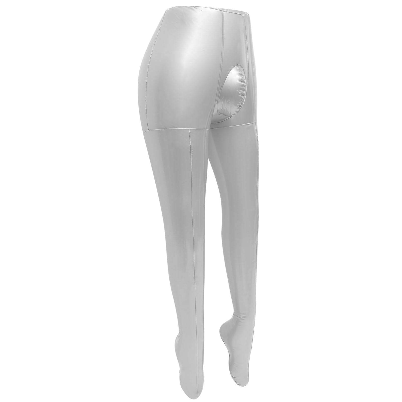 Homoyoyo Inflatable Male Leg Mannequin for Trousers Display Half Body Clothing Form Space Saving Design with Leak Technology for Store Shop Use