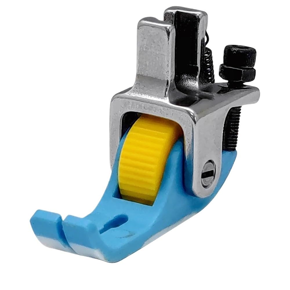 1pc Narrow Roller Presser Foot For Industrial Single Needle Lockstitch Sewing Machine Accessories(Plastic Gear Wheel)