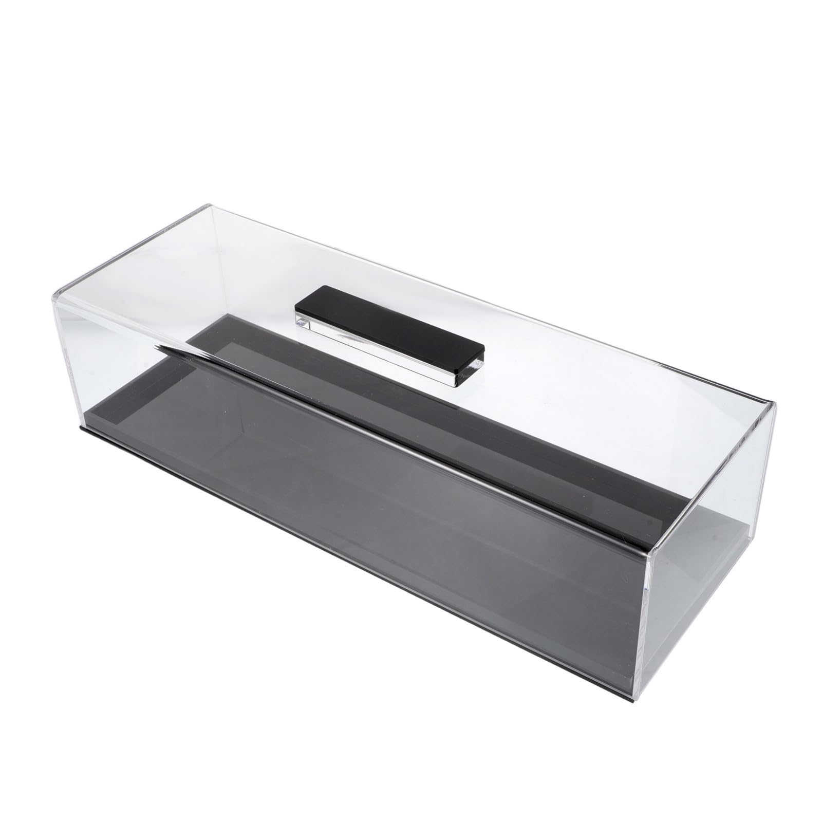 Soporte Rectangular Bandeja Elegante de Acrílico con Tapa para Tartas y Fácil de Limpiar, Adecuado para Almacenamiento y Presentación de Postres en Cocina