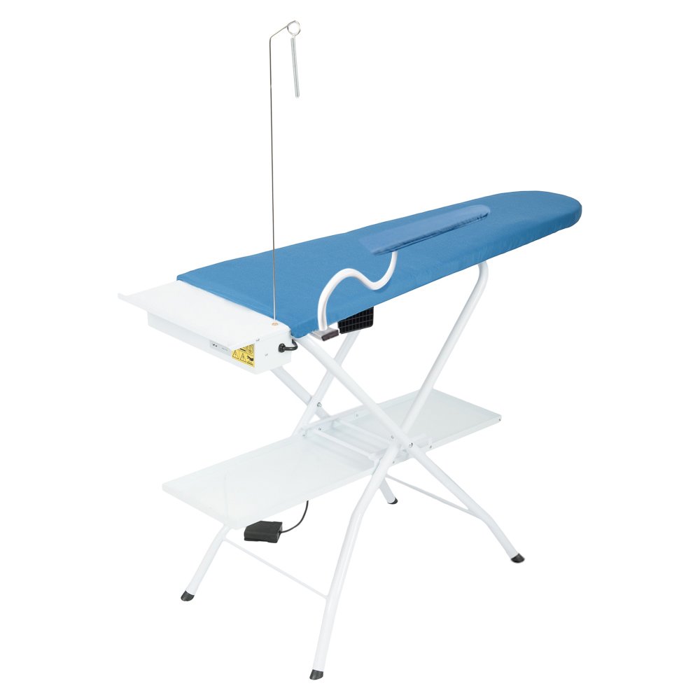 EOLO Asse da Stiro AS04 V5 Professionale Piano Riscaldato Aspirante 112x42 cm Stabile Richiudibile Termostato Regolazione Temperatura Altezza Regolabile Stiramaniche Garanzia 5 anni A++ Made in Italy
