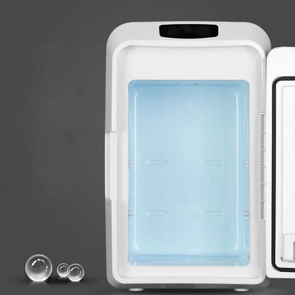 DieffematicBX Nevera Pequeña 12L de Gran Capacidad pequeña Nevera, Mini pequeño hogar Cosméticos Frigorífico, Auto y Casa de Doble Uso de frigorífico, Conveniente for el Estudiante Dormitorio/Inicio