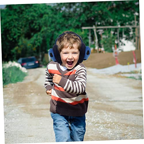 Boys Winter Ear Muffs Soccer Shape Earmuff Warm Earshield Cute Cartoon Design Lightweight Cold Weather Protection for Outdoor Activities3