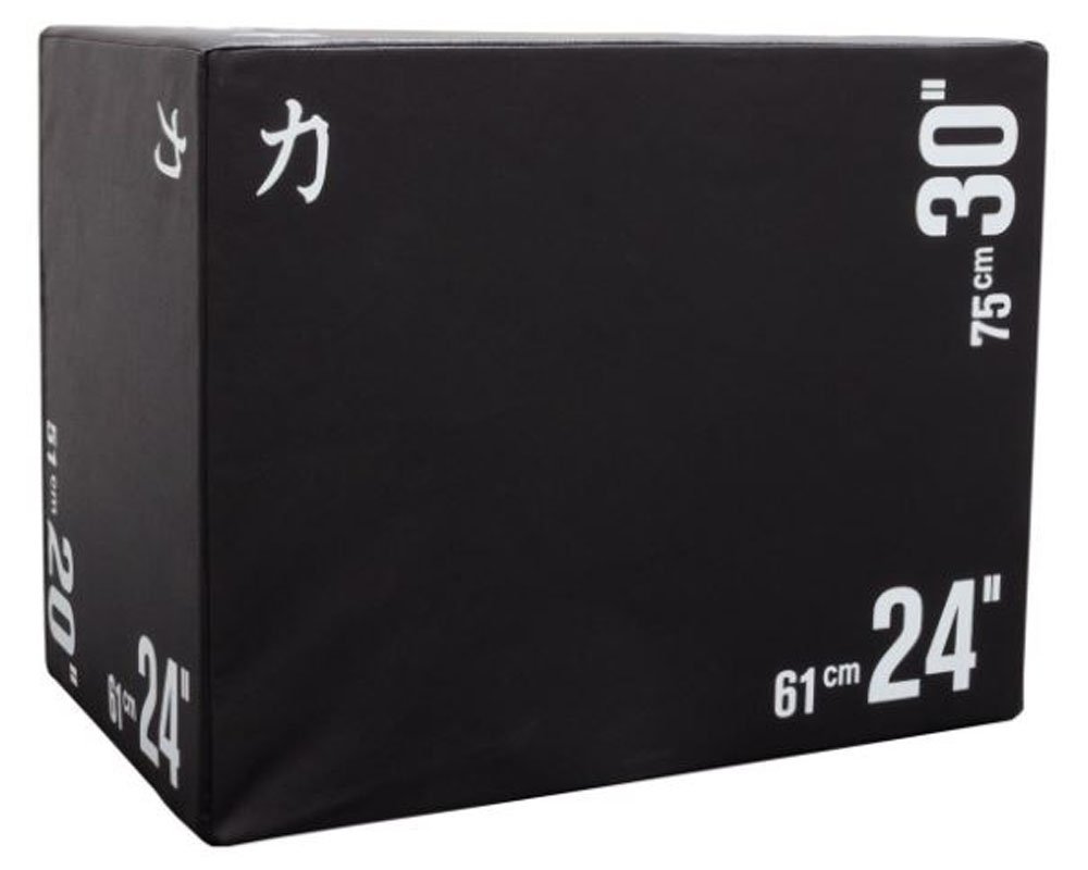 Strength Shop 3 in 1 Soft Plyo Box 75 x 61 x 51 cm - Plyometric Jump Sprungbox 20" x 24" x 30"