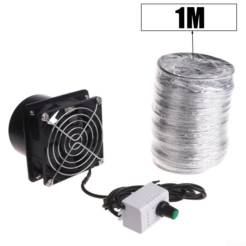 Solder Smoke Absorber, Adjustable Speed Smoke Absorber Fan USB Fume Extractor Fan DIY Working Fan for Soldering Station(Fan plus 1m pipe)