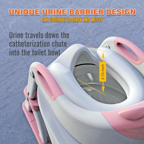 image for SKYROKU Potty Training Toilet, New Sector-Shape Stabilized Base two in