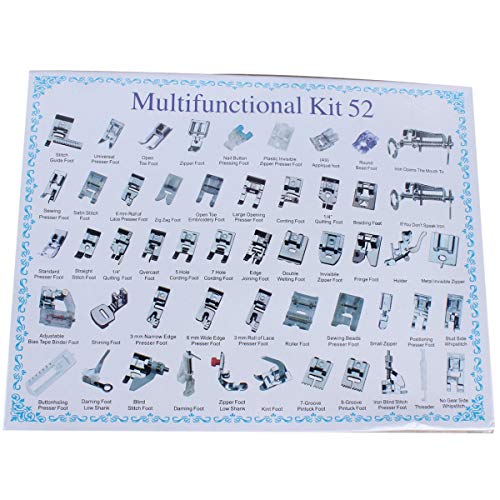 Set 52 Pies para Máquina de Coser Doméstica miniatura 2