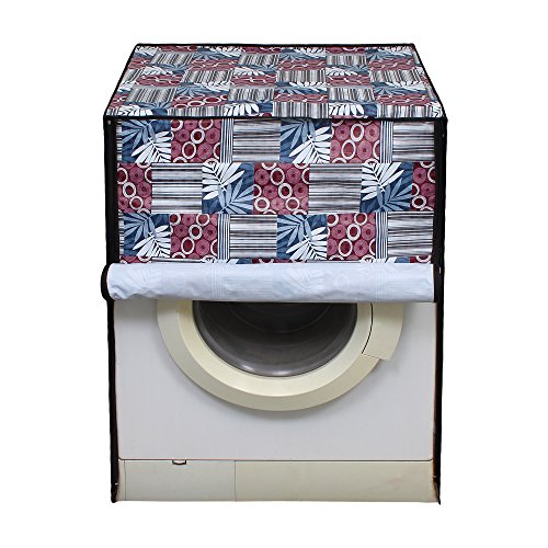 Image of Lithara Waterproof Front Load Washing Machine Cover For 7 Kg, 7.2 Kg, 7.5 Kg, 8 Kg (Design 25)
