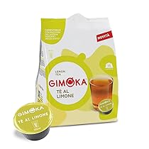 Gimoka – 16 Capsule Compatibili con Macchinetta Caffè Nescafé®* Dolce Gusto®* – Tè al limone – Made in Italy