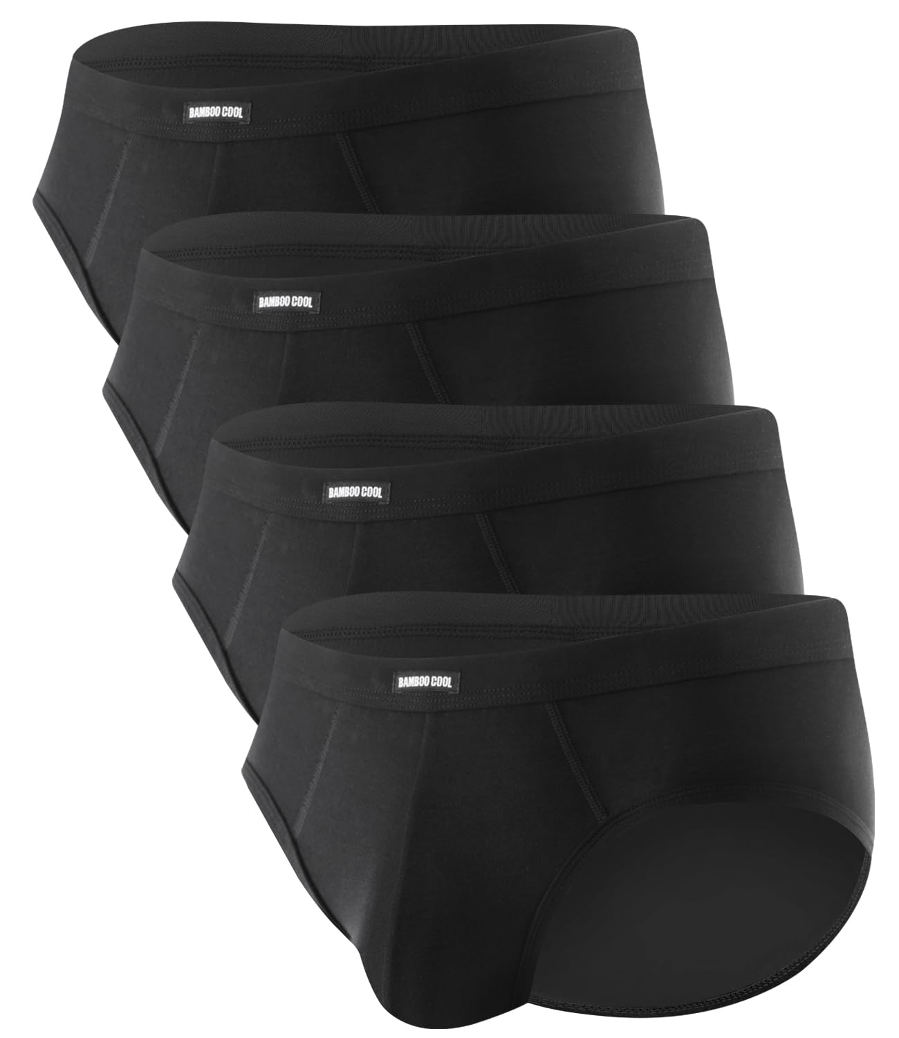 Sponsored Ad - Men's Tagless Briefs Coverd Waistband Comfort Soft Underwear with Contour Pouch Breathable Underpants, Multipacks