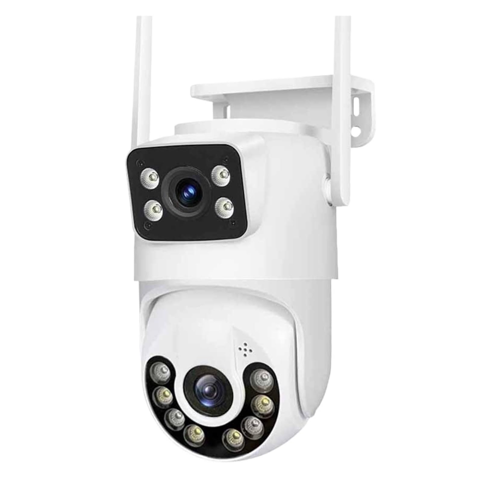 JVDDI 6MP 4K Dual Lens With Screen PTZ Wifi Camera Ai Human Detect Auto Tracking Wireless Outdoor Surveillance(ADD 64G)