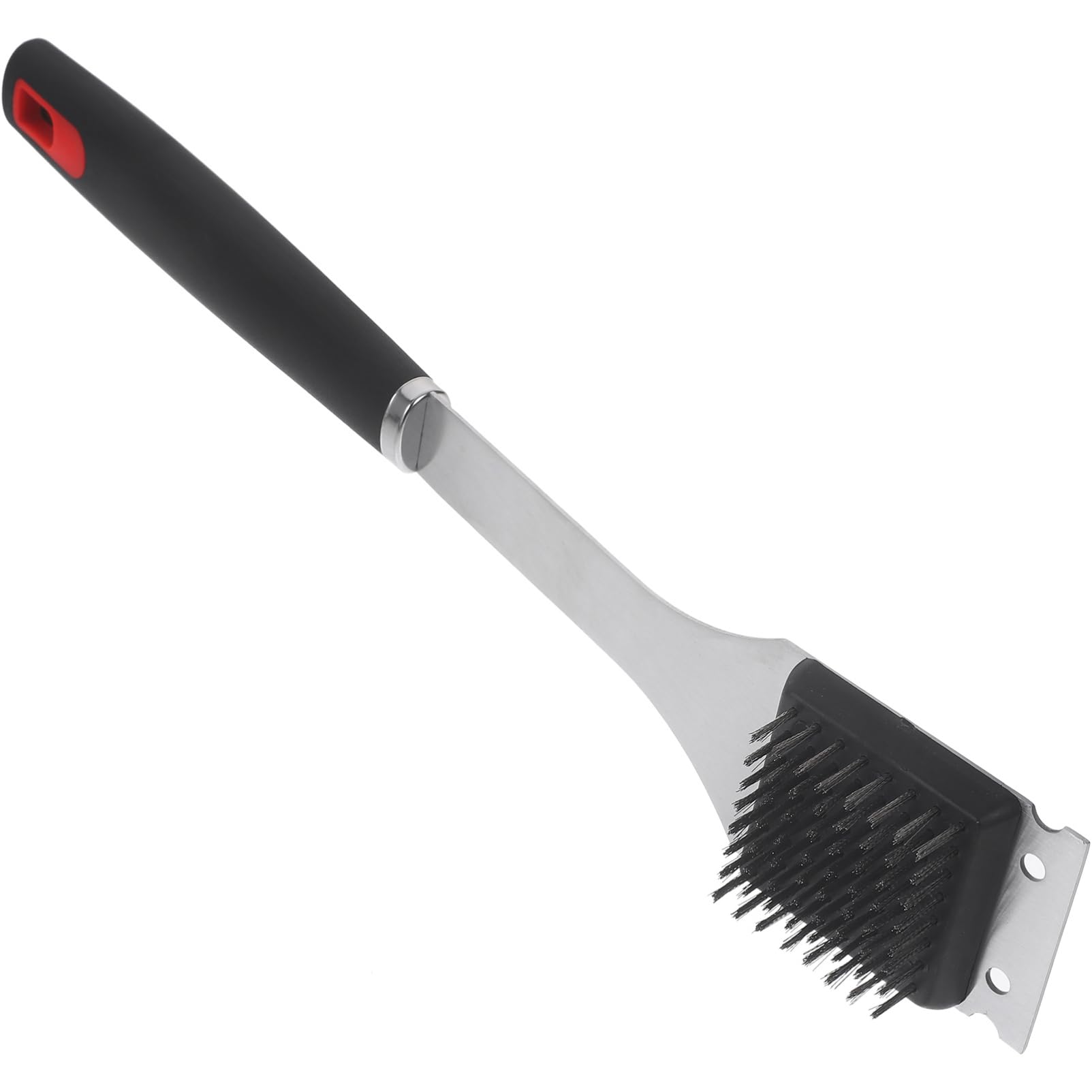 Mipcase 4pezzi Spazzola Per Pulizia Barbecue Inossidabile Con Manico Lungo Accessorio Per Grigliate Utensile Per Rimuovere Grasso e Residui Per Grill e Barbecue All Aperto