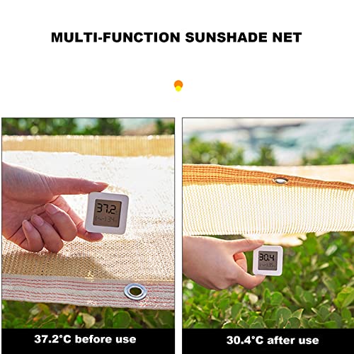 Filet d'ombrage 97% orange 3x5m SPOUR avec œillets pour protection de serre