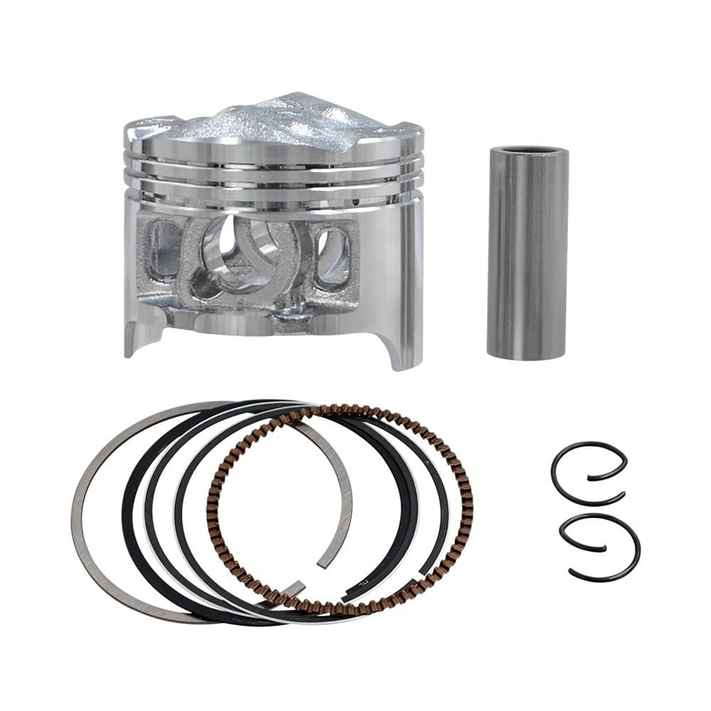 pist. Adatto for motocicletta CBR250RR CBR22, alesaggio cilindro 48,5 mm,75, 49,25, kit completo fasce elastiche .(1 Set 49.5mm)