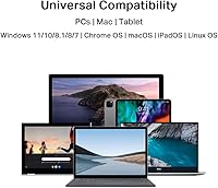 Vista 6 de TP-Link Adaptador USB C a Ethernet (UE300C), Adaptador de Red LAN Gigabit Ethernet RJ45 a USB C Tipo-C, Compatible con MacBook Pro 2017-2020