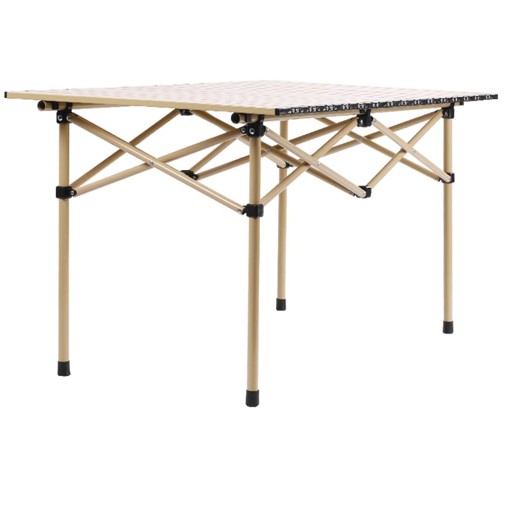 Table de pique-nique pliante aluminium table camping légère et compacte 95cm