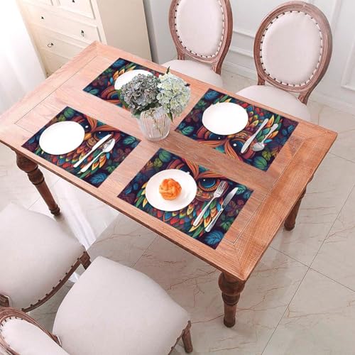 Sets de table tissés haute qualité, protection de table raffinée - 8