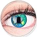 Produktbild Funnylens Farbige Hellblaue Kontaktlinsen Anime Türkis Circle Lenses Heroes Of Cosplay Stark Deckend Ohne Stärke inkl. Linsenbehälter