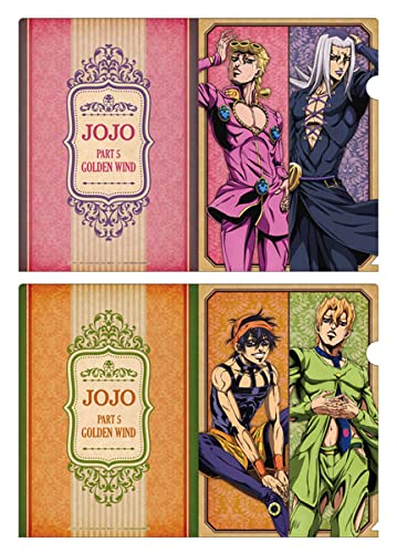 Amazon.co.jp: ジョジョの奇妙な冒険 黄金の風 クリアファイル 2種 