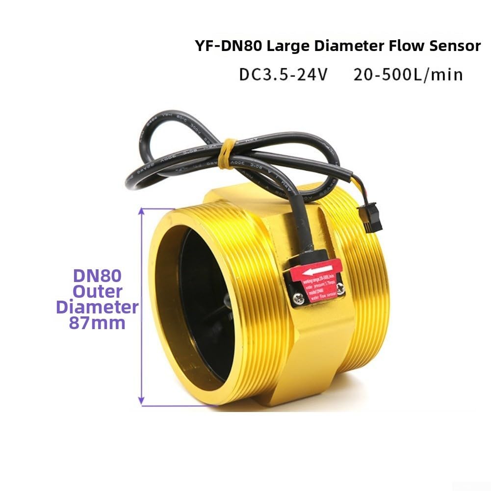DN80 Sensor de flujo de agua de 3 pulgadas con mecanismo de turbina para recopilación precisa de datos de flujo para instalaciones de tratamiento de agua de riego