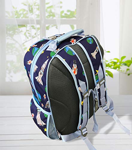 Effe Bebe Ethan & Emerson School Backpack, Navy Shuttle (Large) #TOP2