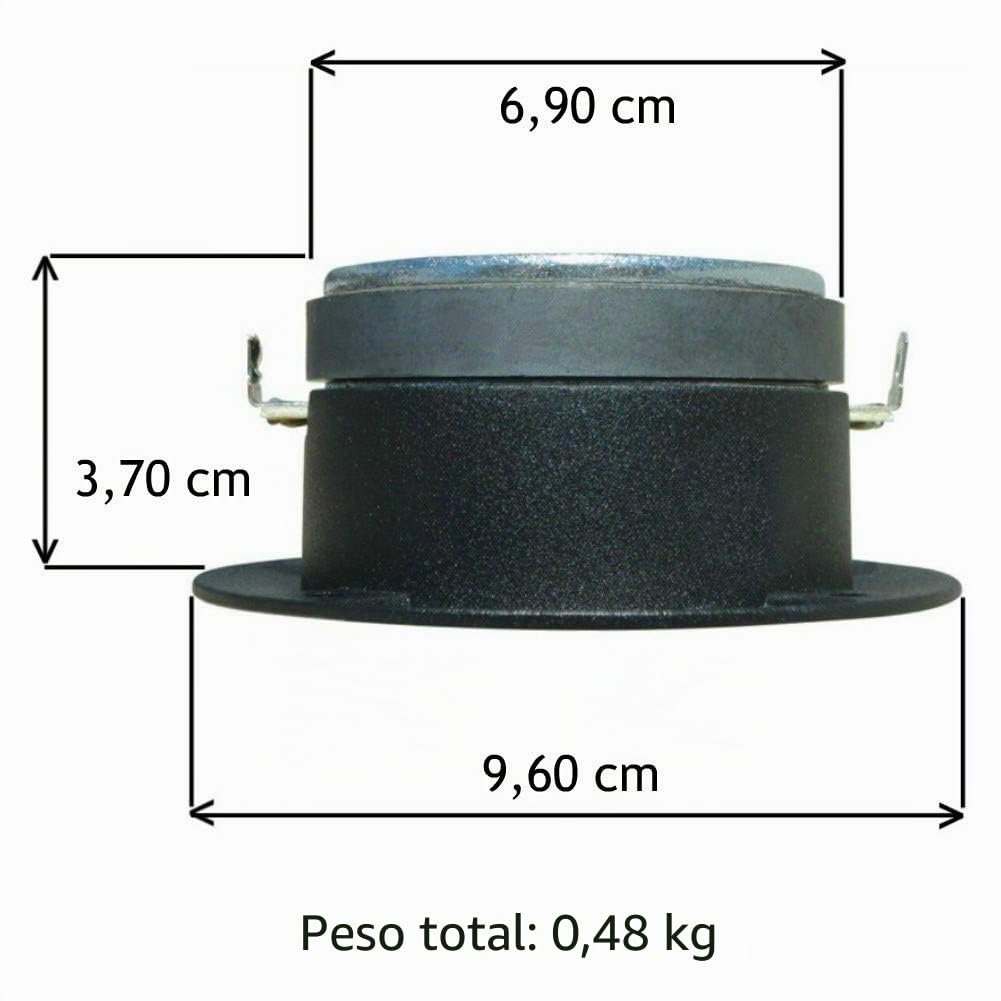 PAREJA DE SUPER TWEETER PYLE PDBT18 DE 300 WATT RMS Y 600 WATT MAX A PAREJA DE 10,00 CM DE DIÁMETRO 4" Y 99 DB X PUERTAS PORTERO ES MONTANTES COCHE CON REDUCIDA PROFUNDIDAD' 3,60 CM