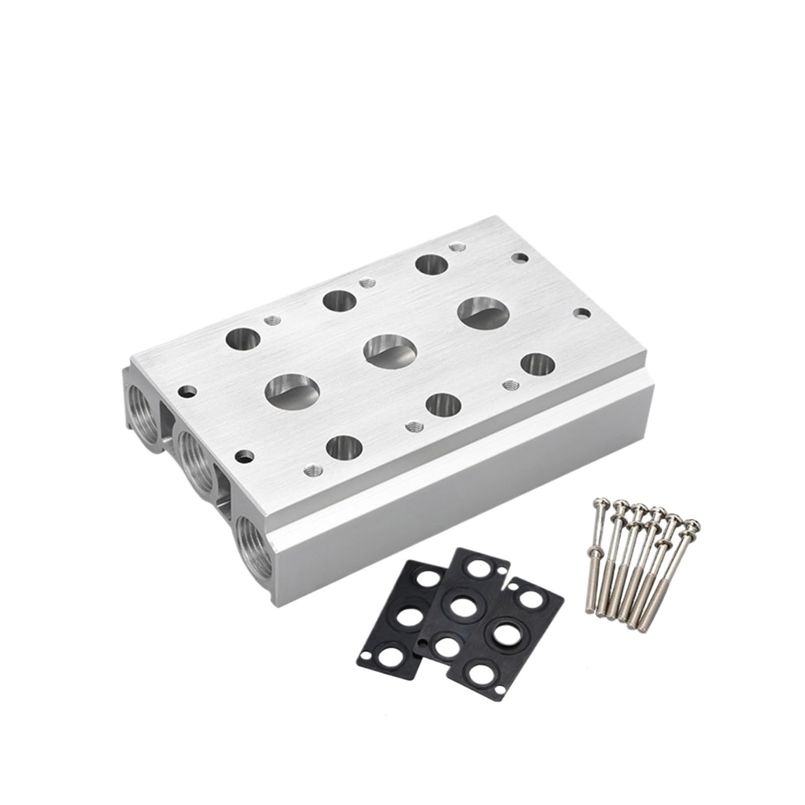 Plaque d'électrovanne pneumatique 8 ports pour collecteur de vannes 4V320