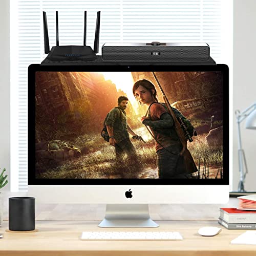 Bracwiser No Drill Tv Top Shelf 24 Inch Wide Monitor Top Mounting Bracket Platform Holds Speaker, Av Receiver, Media Box, Game Console And More #TOP1