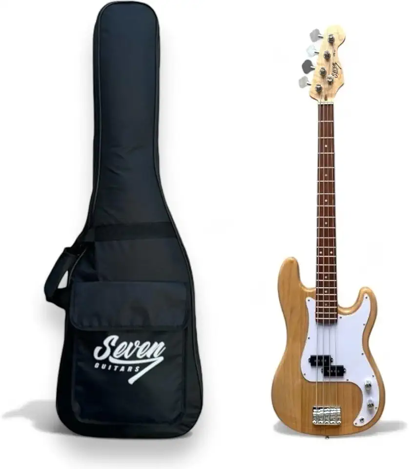 Contrabaixo Precision Bass Seven SPB-47 Natural 4 cordas Com Bag
